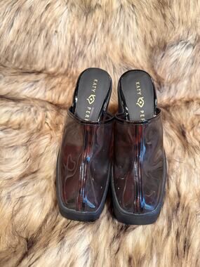 Katy Perry 7M Leopard Platform Mule/Clog